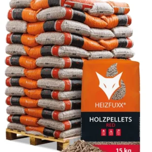 Heizfuxx Red ENplus A1 pellet di latifoglia 6 mm · pallet completo 975 kg