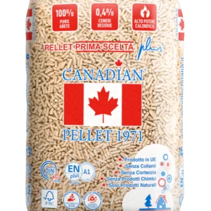 Pellet di abete canadian enplus a1 70 sacos x 15 kg